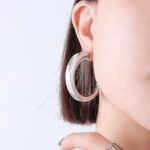 F237-Steel-Earrings-large-Titanium-Steel-Geometric-Minimalist-Hoop-Earring