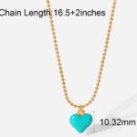 JDN20878-GN-Stainless-steel-Enamel-Heart-Minimalist-Necklace