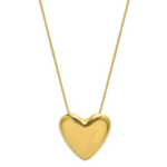 MAKA-Titanium-Steel-Smooth-Heart-Minimalist-Necklace-0
