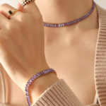 P1068-zircon-necklace-36cm-Titanium-Steel-Cubic-Zirconia-Minimalist-Geometric-Necklace-Set