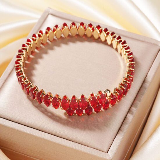 Eco brass Βραχιόλι - Open cuff Bracelet Fire Golden