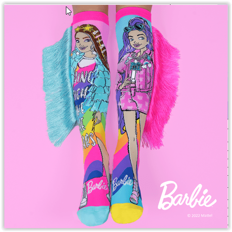 Barbie Extra Fashionista Socks Age 6+