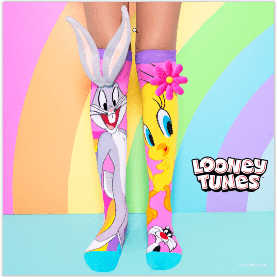 Tweety & Bugs Bunny Socks Age 3-5